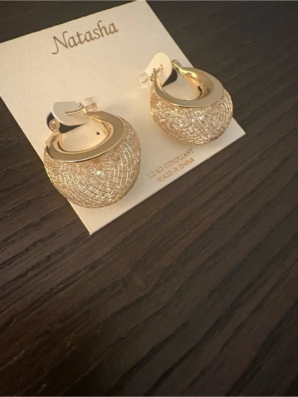 NEW Natasha Gold Earrings